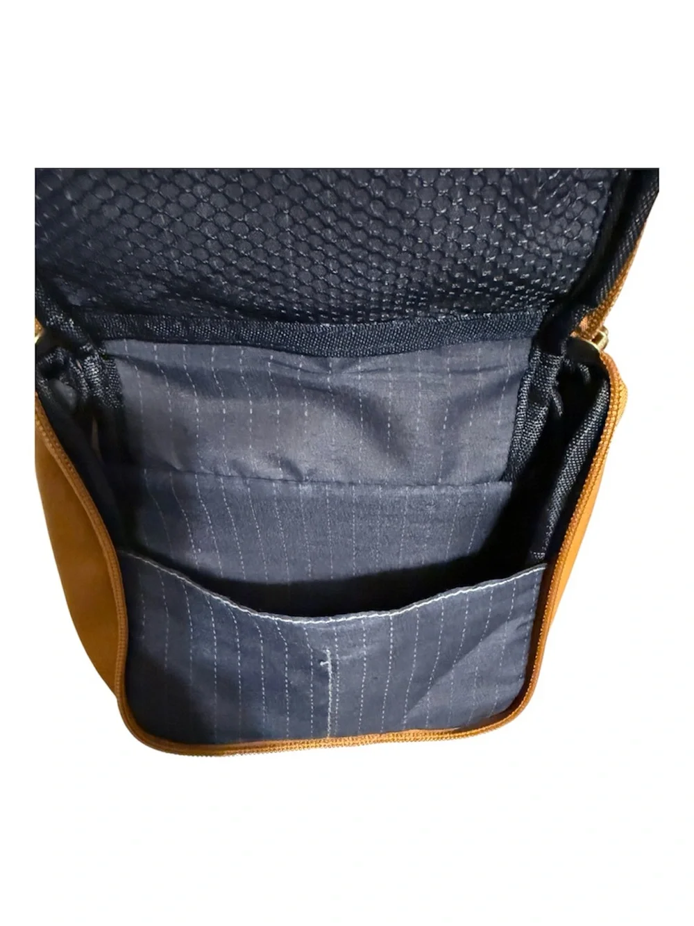 United Airlines BusinessFirst Brown Travel Toiletry Amenity Bag